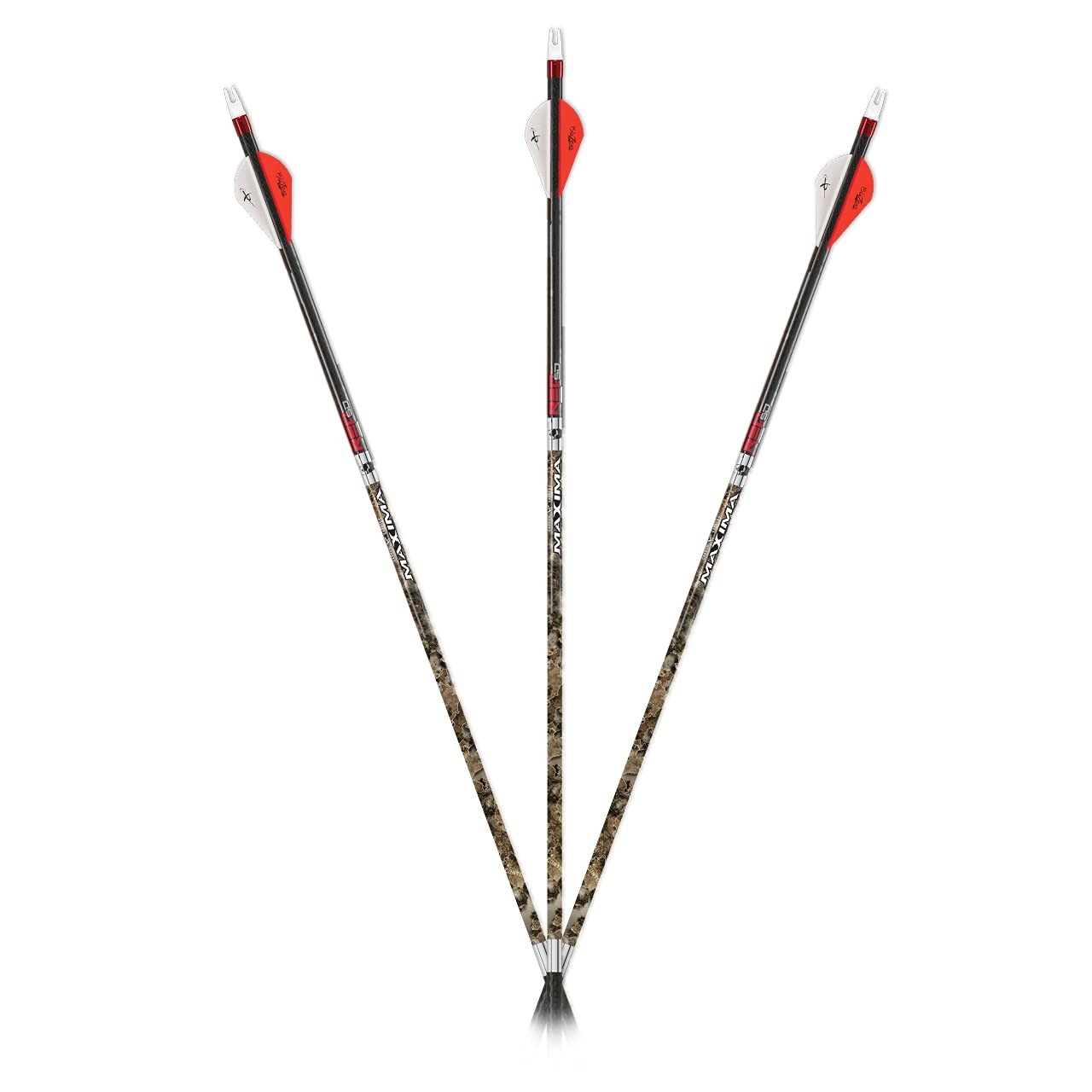 Carbon Express Maxima RED Contour SD 350 in Mossy Oak, 6-Pack of Arrows, One Size