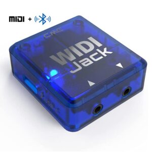 CME WIDI Jack + TRS-635 Bundle - Bluetooth MIDI Interface with TRS-635 MIDI cables Included - Works with devices with TRS 6.35 mm Type A/B MIDI ports