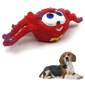 Sensory Spider - Squeaky Dog Toys - Medium Breeds - Natural Rubber/Latex - Comply with Same Safety Standards as Baby Toys