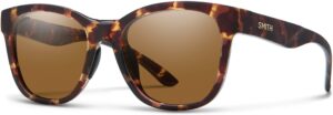 designer iwear,capers 0rzul5 53mm dark havana brown chromapop polarized brown rectangle sunglasses for women + free complimentary eyewear kit