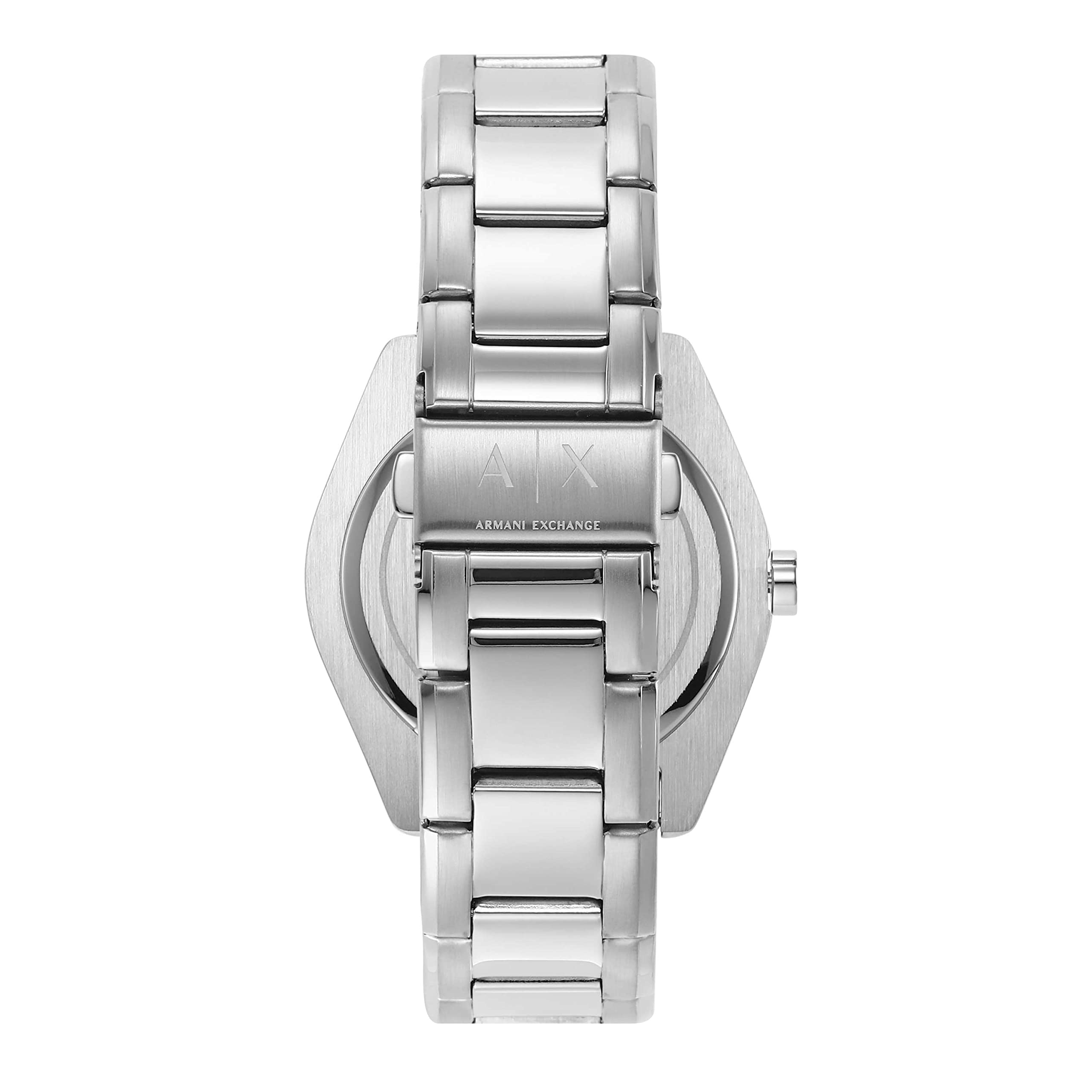 A｜X ARMANI EXCHANGE Men's Three-Hand Date Stainless Steel Watch (Model: AX2856)