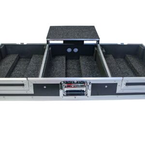 Harmony Audio Cases HC2CDJ3KDJM900WLT Flight Laptop Tray Case fits Pioneer DJM-900NXS2