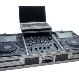 Harmony Audio Cases HC2CDJ3KDJM900WLT Flight Laptop Tray Case fits Pioneer DJM-900NXS2