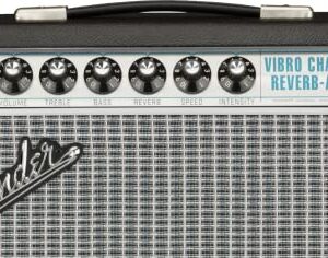 Fender 68 Custom Vibro Champ Reverb Guitar Amplifier, with 2-Year Warranty