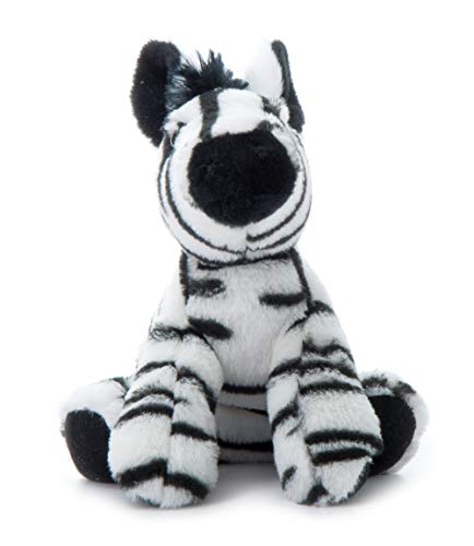 The Petting Zoo Zebra Stuffed Animal, Gifts for Kids, Wild Onez Zoo Animals, Zebra Plush Toy 8 inches