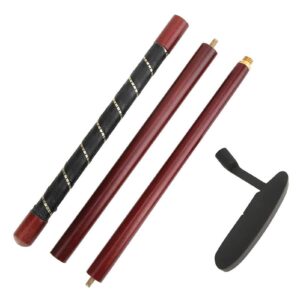 Golf Putter,Rosewood Golf Putter Right Hand Push Rod Three Section Assembly Accessory Easy Install