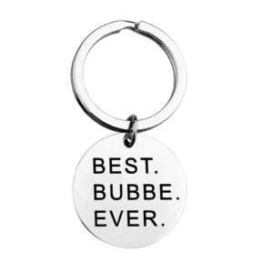 BLEOUK Grandma Gift Best Bubbe Ever Grandmother Gift for Mother’s Day Birthday (Best Bubbe Ever)