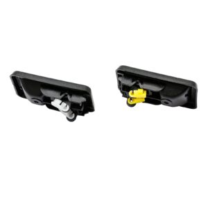 Gledewen Interior Door Handles (Pair), Compatible with Jeep Wrangler 1987-1996 YJ, 1997-2006 TJ, Inside Front Left Driver & Right Passenger Side | Replaces# 79540, 79541 Inner Handle Set