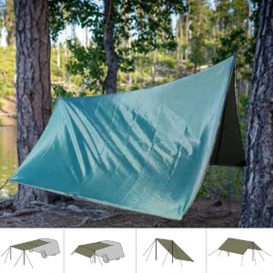 Slan Arrow Versatility Car Awning Camping Car Tail Tent Waterproof Shed 210D Silver Coated Oxford Cloth Tent for Outdoor Activities Like Camping Mountaineering Fishing for Vehicles SUV RV (Green)