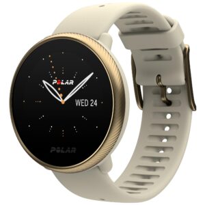 POLAR unisex adult Modern Polar Ignite 2 Fitness Smartwatch, Champagne Gold, S-L US