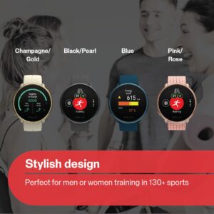 POLAR unisex adult Modern Polar Ignite 2 Fitness Smartwatch, Champagne Gold, S-L US