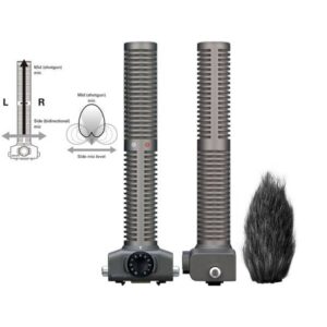 Zoom SSH-6 Stereo Shotgun Microphone Capsule Bundle for H5, H6, Q8, U-44, F1, F4, F8n, and F8