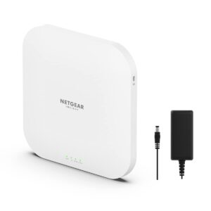 NETGEAR Cloud Managed Wireless Access Point (WAX620PA) - WiFi 6 Dual-Band AX3600 Speed | Up to 256 Client Devices | 802.11ax | Insight Remote Management | PoE+ Powered or Included AC Adapter