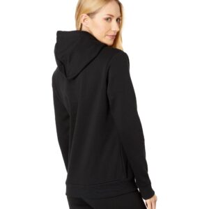 PUMA Womens Essentials Logo Fleece Hoodie (Available In Plus Sizes) Sweatshirt, Cotton Black, Small Plus