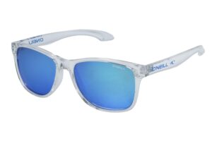 o'neill offshore 2.0 polarized sunglasses for men and women, 55 mm, gloss crystal