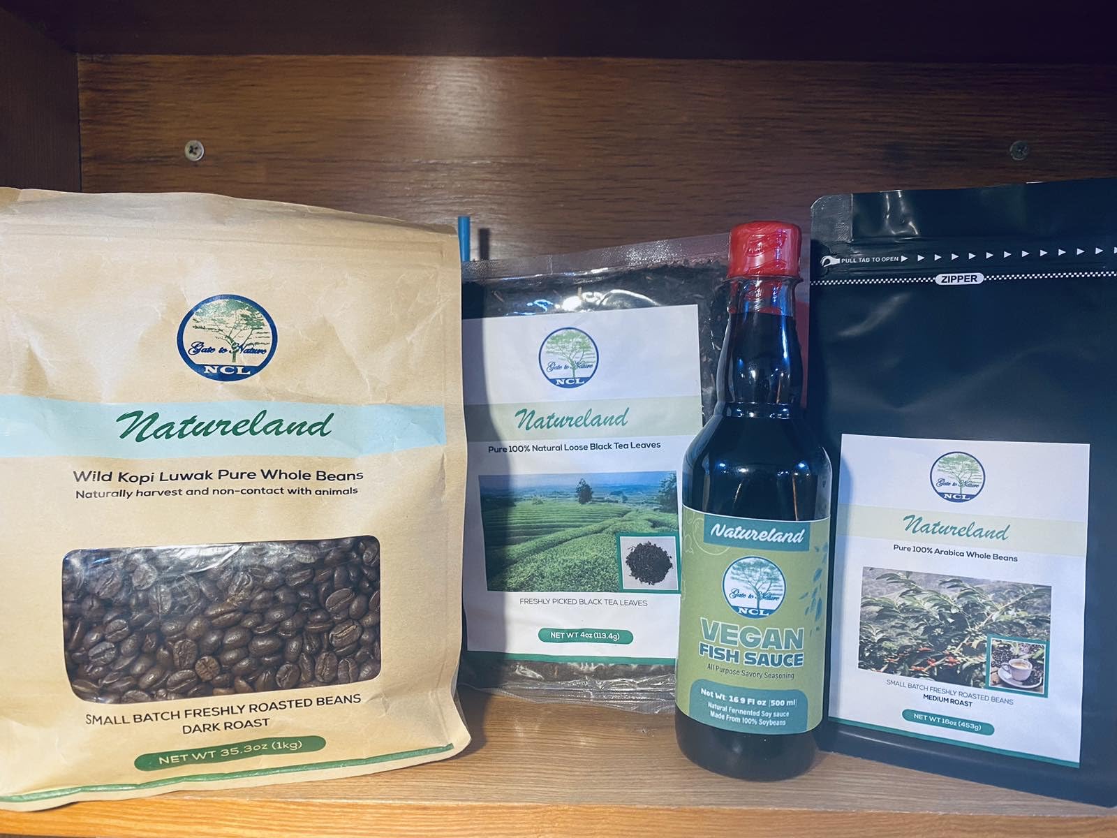 Natureland Wild Kopi Luwak Coffee Whole Beans, Freshly Made Wild Civet Arabica Coffee Bean, Dark Roast Kopi Luwak Coffee Gifts, Produce in best regions of Vietnam, 4oz /113 grams, Civet Coffee, Luxury Cat Poop Coffee.