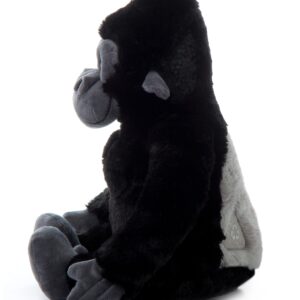 The Petting Zoo Gorilla Stuffed Animal, Gifts for Kids, Wild Onez Zoo Animals, Gorilla Plush Toy 12 inches