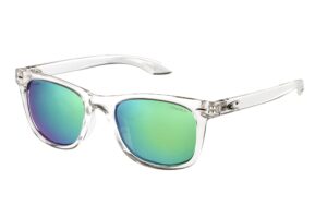 o'neill tow 2.0 polarized sunglasses, gloss clear crystal