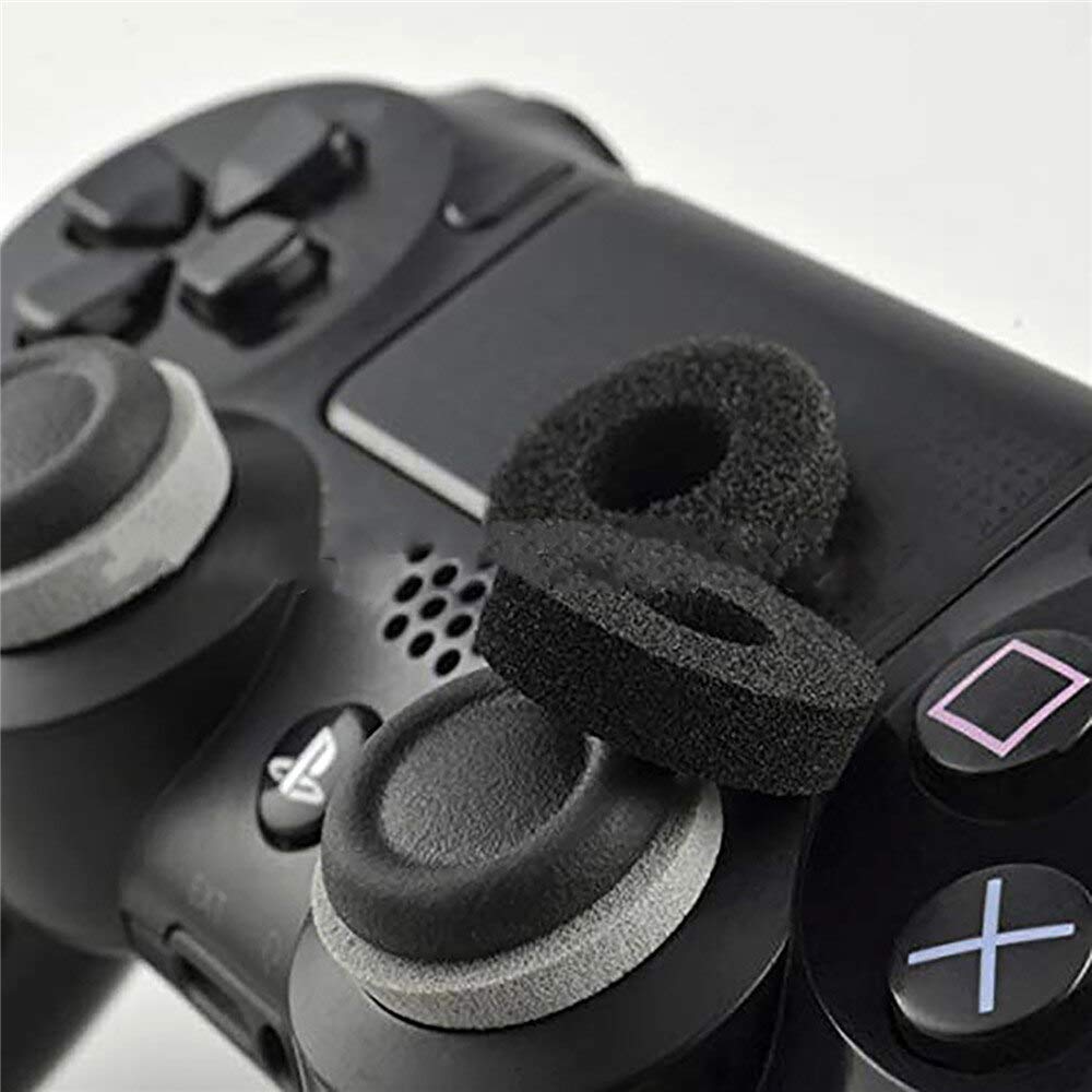 1 Pair Thumbstick Assist Assistant Ring Replacement for PS5 Xbox One Switch Pro PS4 Sponge Auxiliary Ring Analog Stick Aim (Soft)