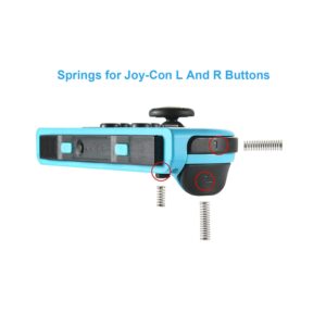 Replacement Full Screws Springs Set For Nintendo Switch Joy-con Controller, EMiEN Philip’s Triwing Head Screws Replacement for Switch Joy-con