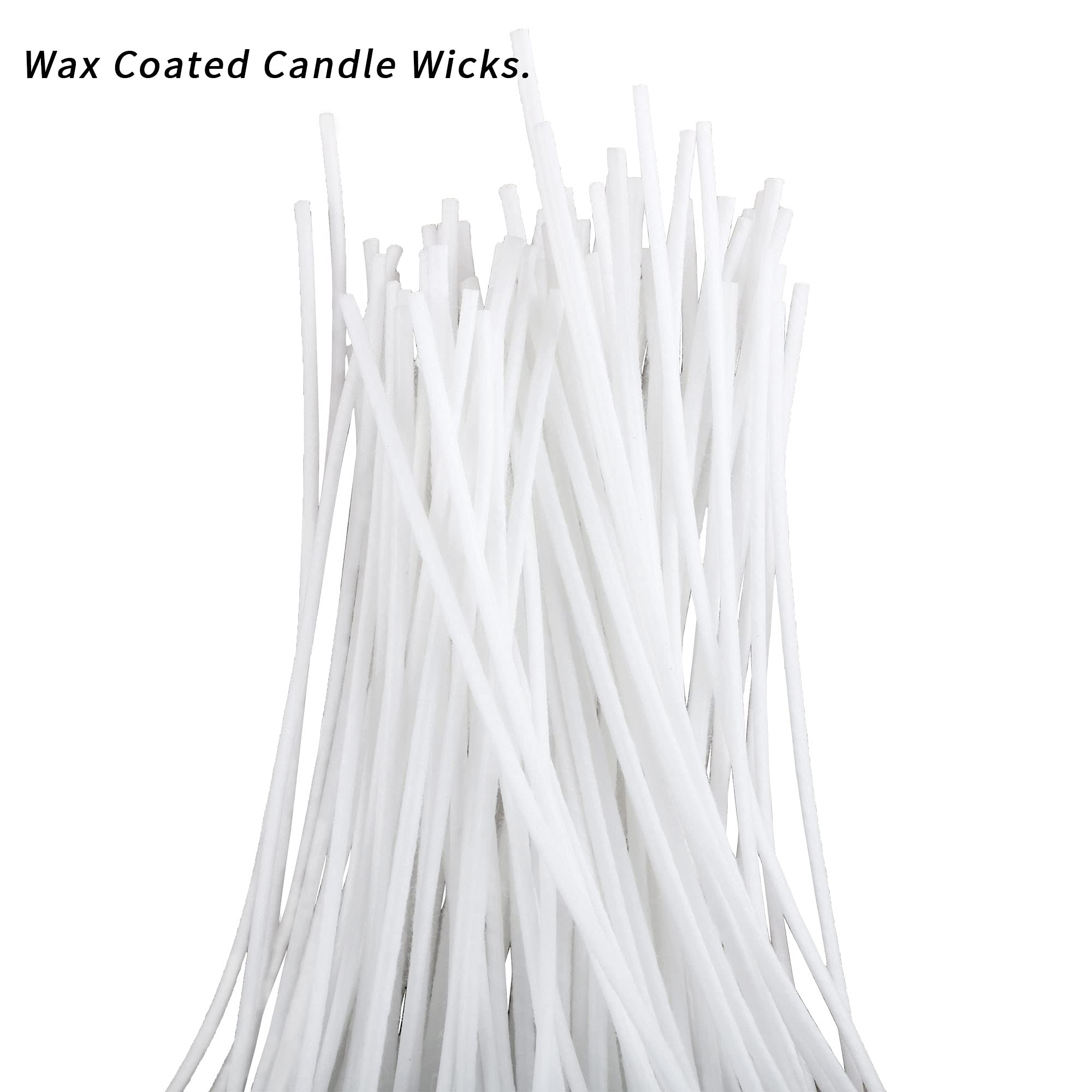 MILIVIXAY 100 Piece 10 inch Candle Wicks-Pre-Waxed-Candle Wicks for Candle Making.