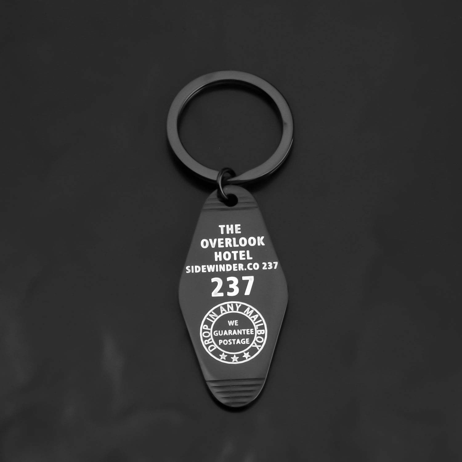 FOTAP OVERLOOK HOTEL Room 237 KEYCHAIN Hand Stamped Key Tag (OVERLOOK237 blk)