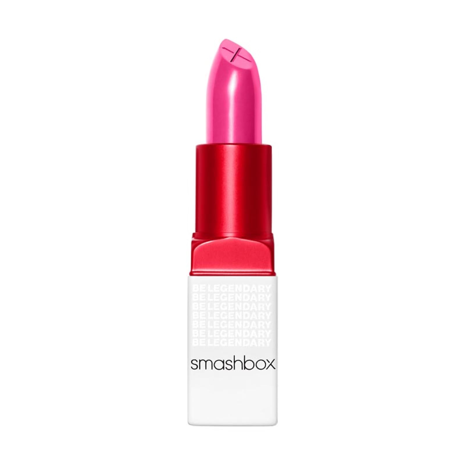 Smashbox Be Legendary Prime & Plush Lipstick, Rich Color, Satin Finish, 0.12 oz., Poolside