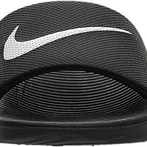 NIKE Kids' Kawa Slide (GS/PS) Athletic Sandal (5 Big Kid, Black/White/Black, numeric_5)