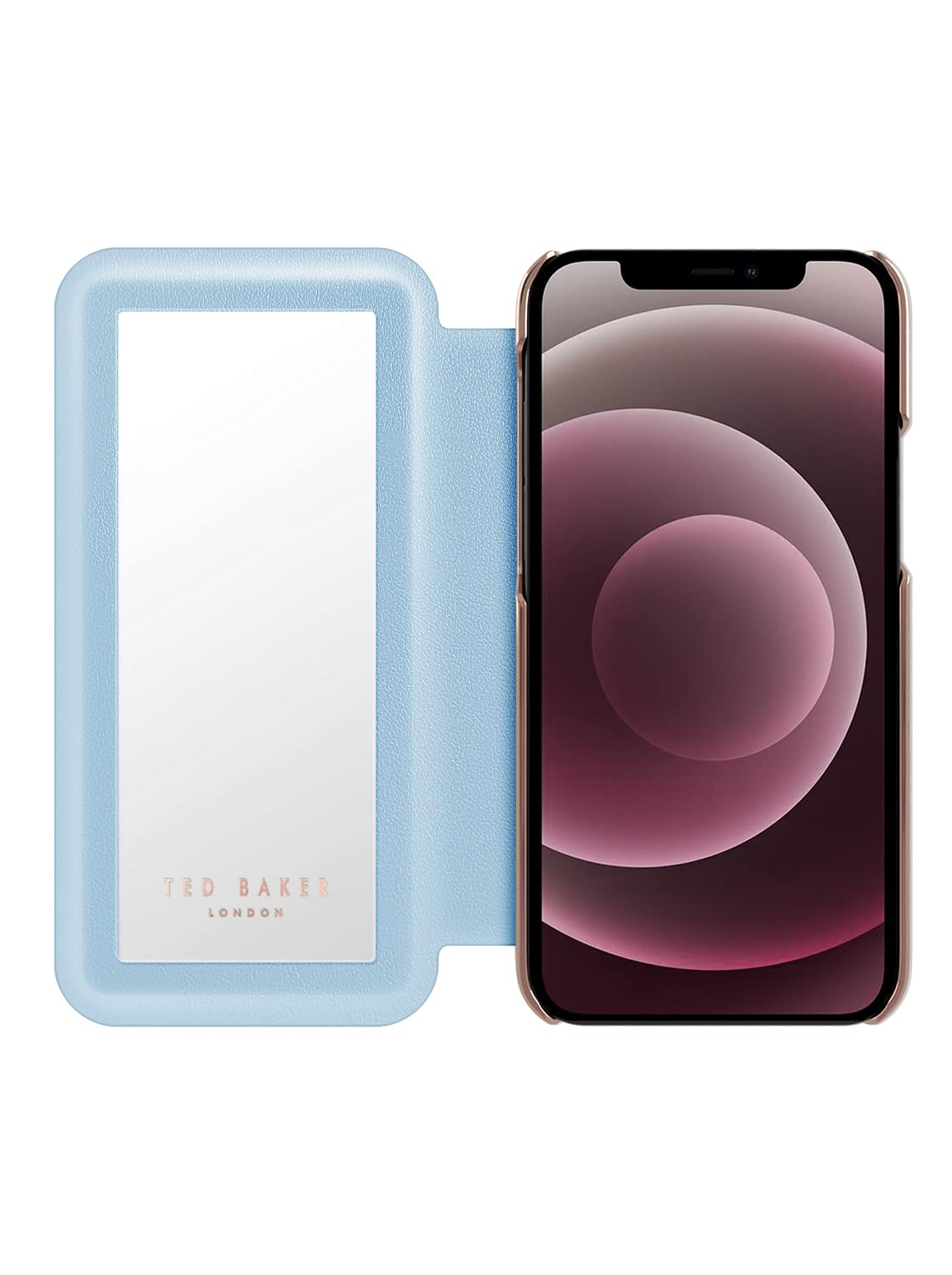 Ted Baker Bryony Mirror Folio Case for iPhone 12 / iPhone 12 Pro (2020) 6.1 Inch - Harmony Mineral