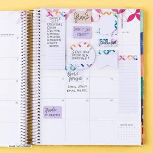 Snap-in Stylized Sticky Notes Dashboard in MCC, Snap This Mid Century Circles Dashboard into Your Coiled Planner or Binder, Jot Down a Reminder or Mark a Page in Style by Erin Condren