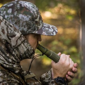 First Lite Aerowool Merino Wool Neck Gaiter - Ultralight Camo Hunting Face Mask - First Lite Specter - One Size