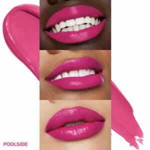 Smashbox Be Legendary Prime & Plush Lipstick, Rich Color, Satin Finish, 0.12 oz., Poolside