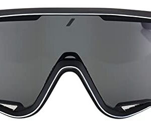 100% Glendale Sport Performance Cycling Sunglasses (SOFT TACT BLACK - Smoke Lens)