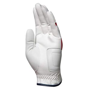 Bridgestone Golf MLH Soft Grip Glove White Large