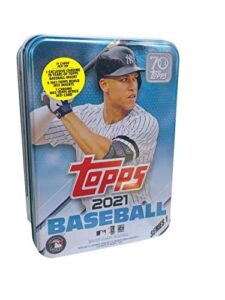 2021 topps series 1 mlb baseball tin (75 cards/bx, judge)