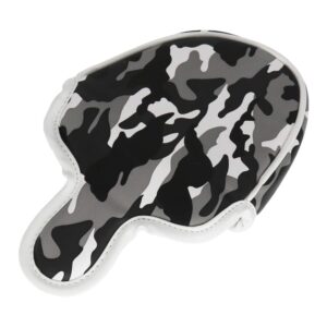 Seaacloud 1 Piece Black Golf Putter Cover Bag PU Camouflage for All Mallet Style Putters