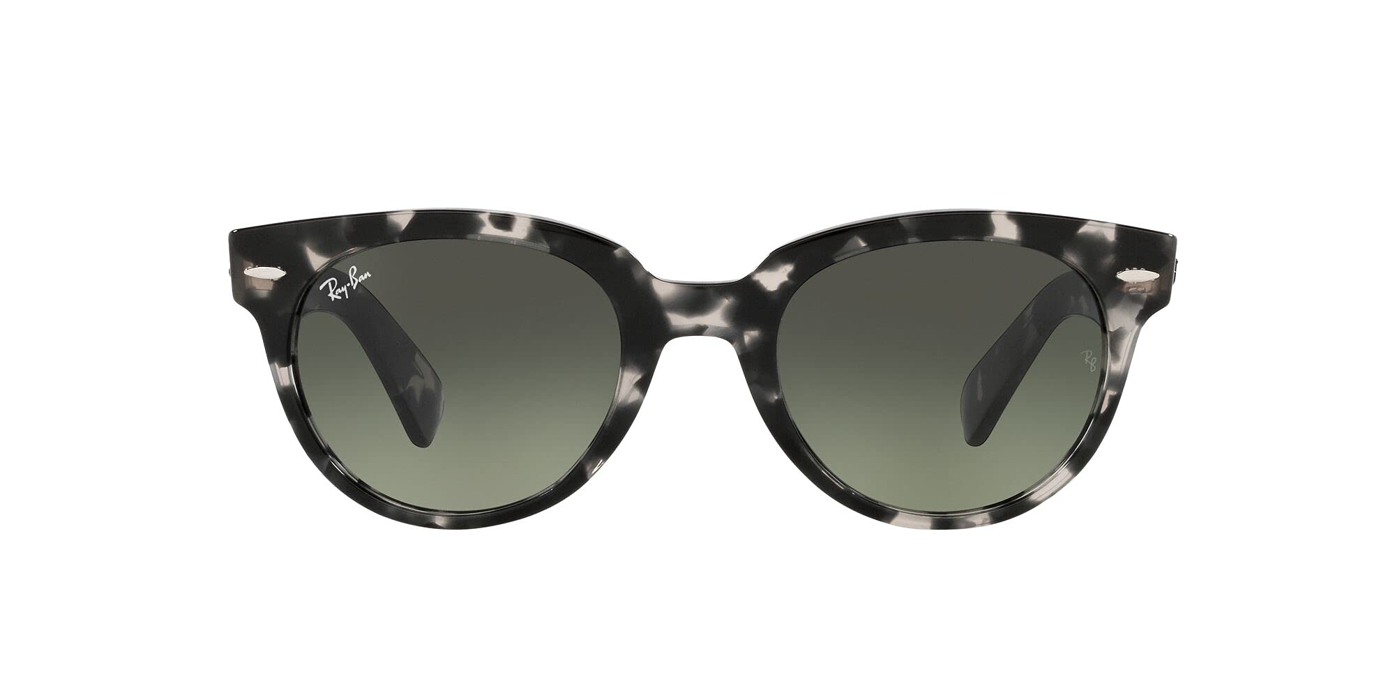 Ray-Ban RB2199 Orion Square Sunglasses, Grey Havana/Grey Gradient Dark Grey, 52 mm