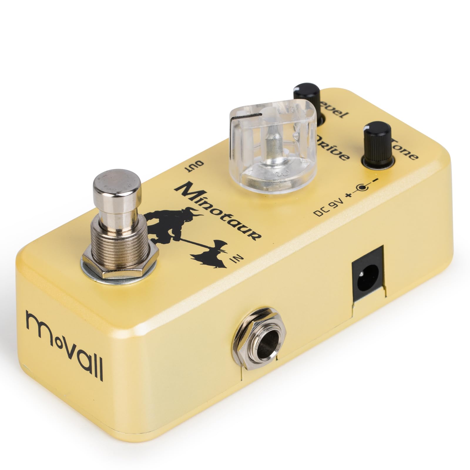 Movall MP-320 Minotaur Overdrive Guitar Effect Pedal Classical Mini Pedal with True Bypass