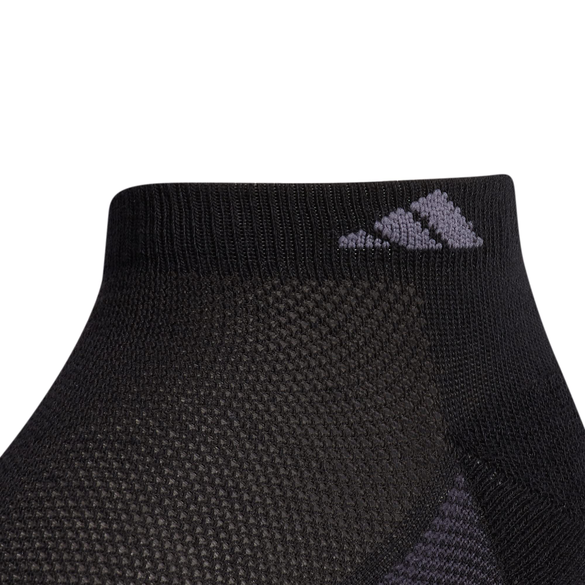 adidas Men's Superlite Stripe 3 Low Cut Socks (3-Pair), Black/Night Grey/Onix Grey, Large