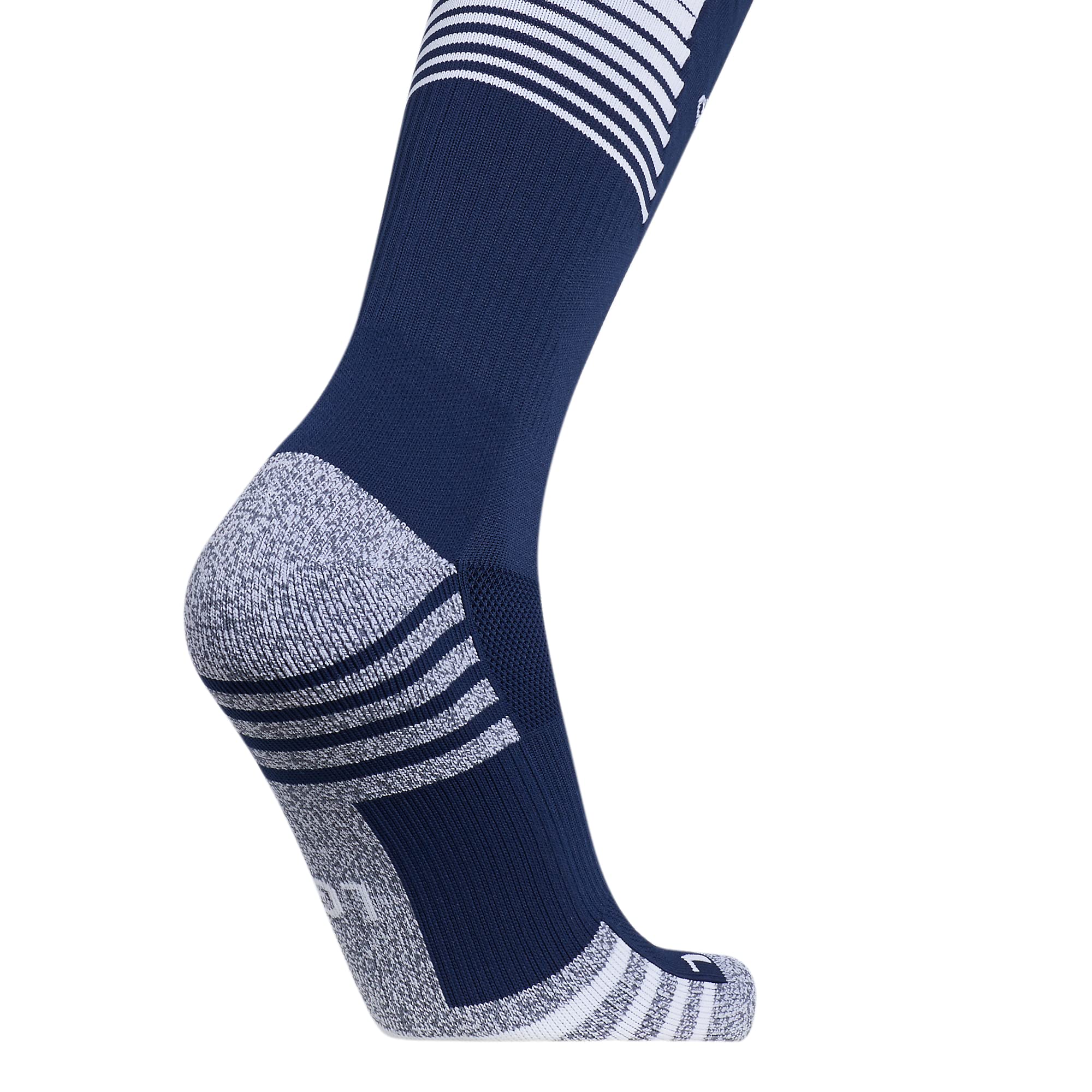 adidas Speed 3 Soccer Socks (1 Pair), Team Navy Blue/White, Small