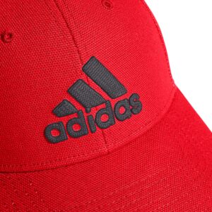 adidas mens Producer 2 Structured Stretch Fit baseball caps, Vivid Red/Onix Grey, Large-X-Large US