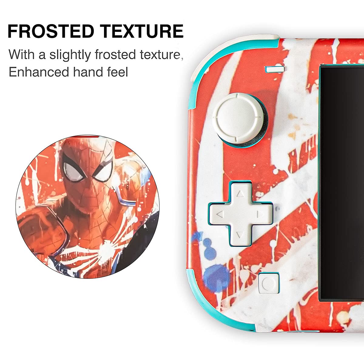 TGDPLUE Skin Sticker for Nintendo Switch Lite,Switch Lite Vinyl Protective Wrap Cover Sticker Full Set Skin Protective Film Sticker-Red