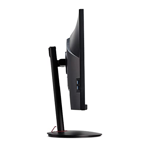 Acer Nitro XV282K KVbmiipruzx 28" UHD (3840 x 2160) Agile-Splendor IPS Gaming Monitor | AMD FreeSync Premium | 144Hz | 1ms | TUV/Eyesafe | 1 Display Port 1.2, 2 HDMI 2.1 & 4 USB Ports,Black