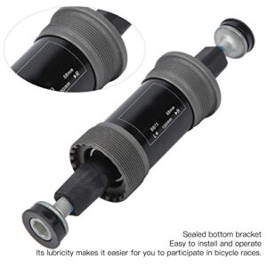 VGEBY 68mm Sealed Bottom Bracket, Taper Metal Bearing with Screws 113mm/120mm/126mm for Mountain Bike (120mm)