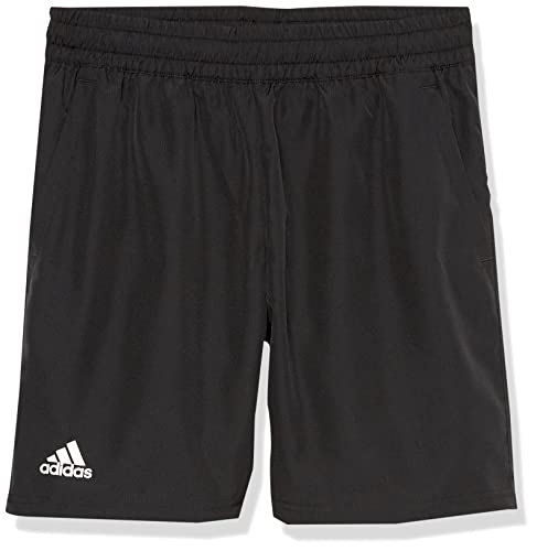 adidas Boys' Club Tennis Shorts, Black/White, Medium