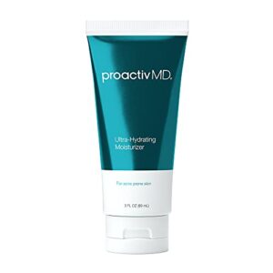 proactivmd ultra-hydrating moisturizer - daily face moisturizer, nourishing hydrator with skin brightening complex, hyaluronic acid skin moisturizer - 3 oz.