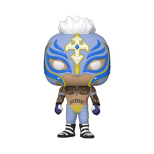 Funko POP WWE: Rey Mysterio, Glow in The Dark, Amazon Exclusive, Multicolor, (58784)