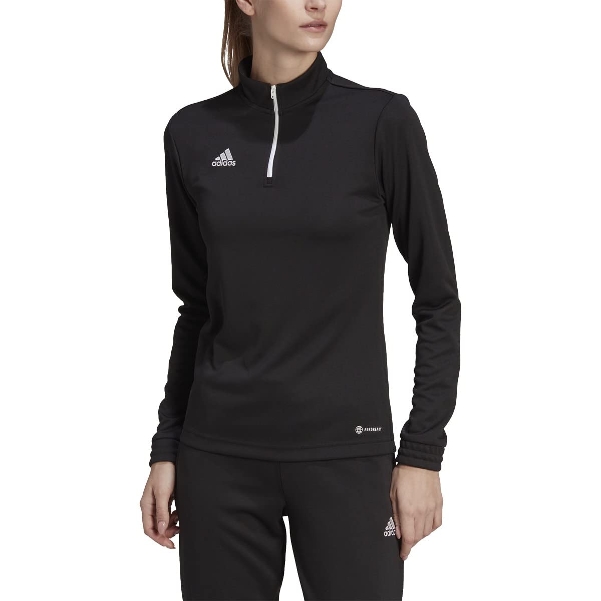 adidas Women's Entrada 22 Training Top, Black, Medium