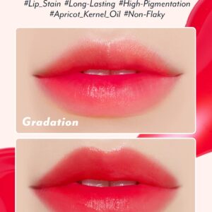 I'M MEME Water Gel Tint - Color Key Ring | Gift, Highly-pigmented, Long Lasting, Travel-Friendly, Lip Stain, 07 Pink Attack, 0.09 Oz