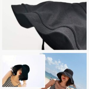 DRIONO Wide Brim Bucket Hat - UPF50+ Protection Travel Beach Sun Hat with Semi-Rigid Adjustable Foldable Brim (Wheat)